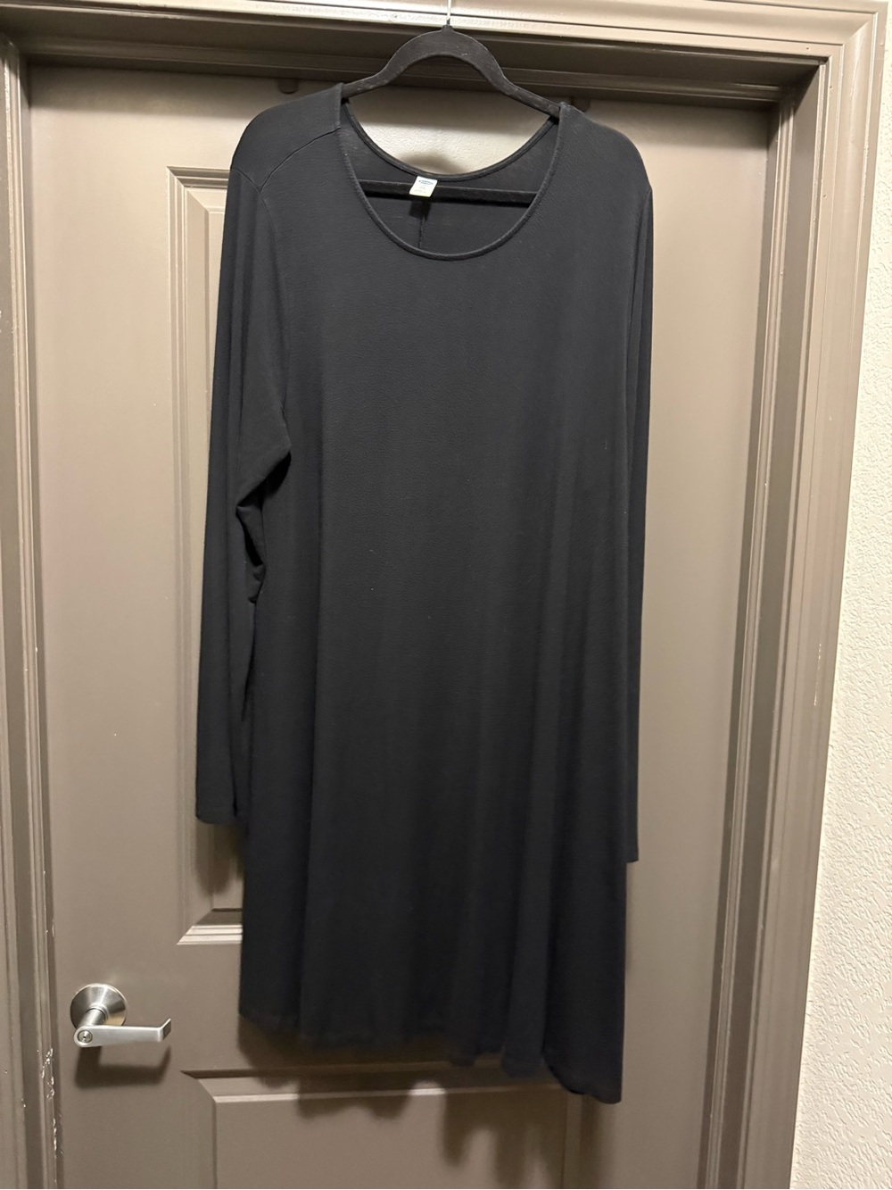 Old Navy Black Long Sleeve Women's Swing Dress